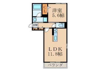 シャーメゾンプレシャスの物件間取画像